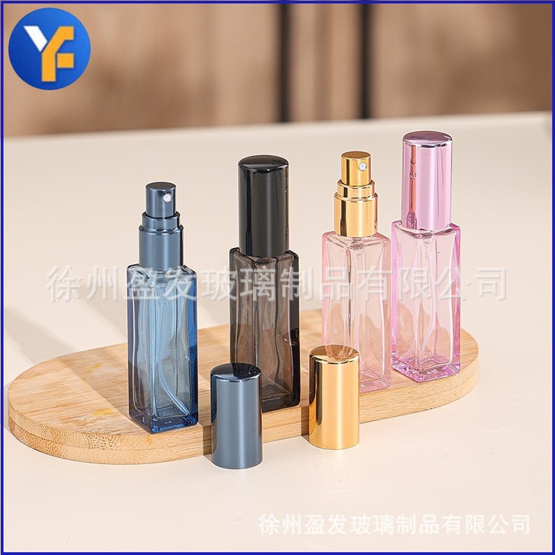 F018 - botella de fragancia portátil de alta calidad 5ml botella de pulverización de muestra pequeña botella vacía de vidrio de alta calidad 10ml pulverizador