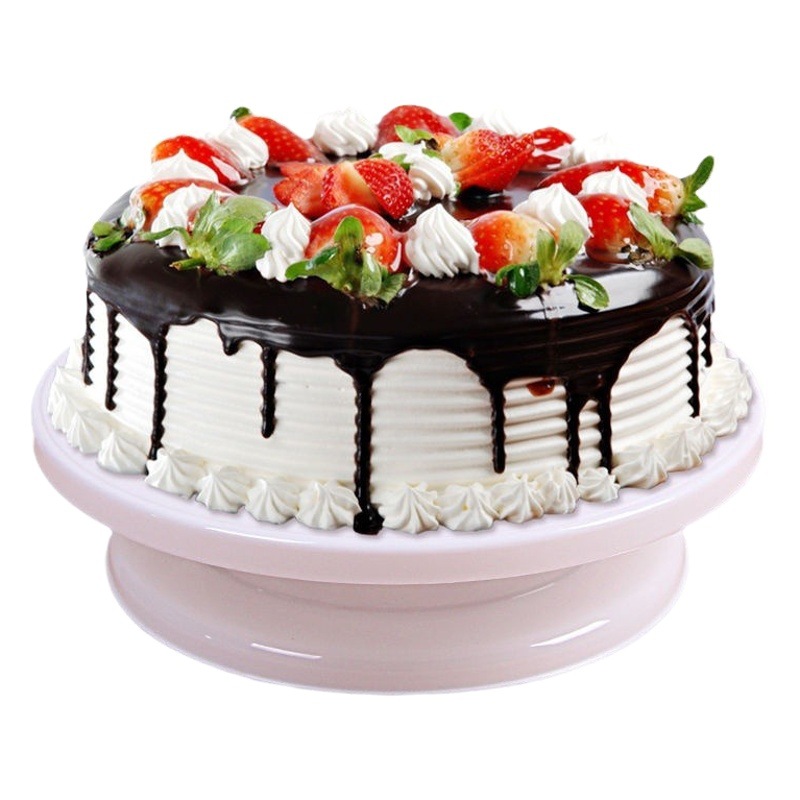 Torta giratoria para hornear mesa giratoria mesa de decoración de pasteles de plástico PP herramienta de decoración de pasteles