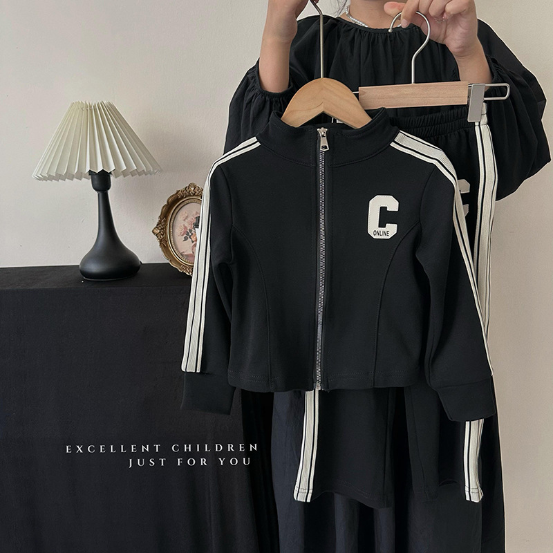 Yuan Girls' Suit 2023 New Fashionable Children's Spring and Autumn Clothing_voghion.com