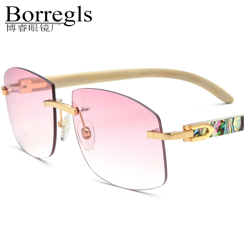 Natural Shell Horn Legs High-end Luxury Sunglasses Unisex Anti-UV Sunglasses Large Frame Manufacturers Shenzhen Natural Shell Horn Legs High-end Luxury Sunglasses Unisex Anti-UV Sunglasses Large Frame Manufacturers Shenzhen