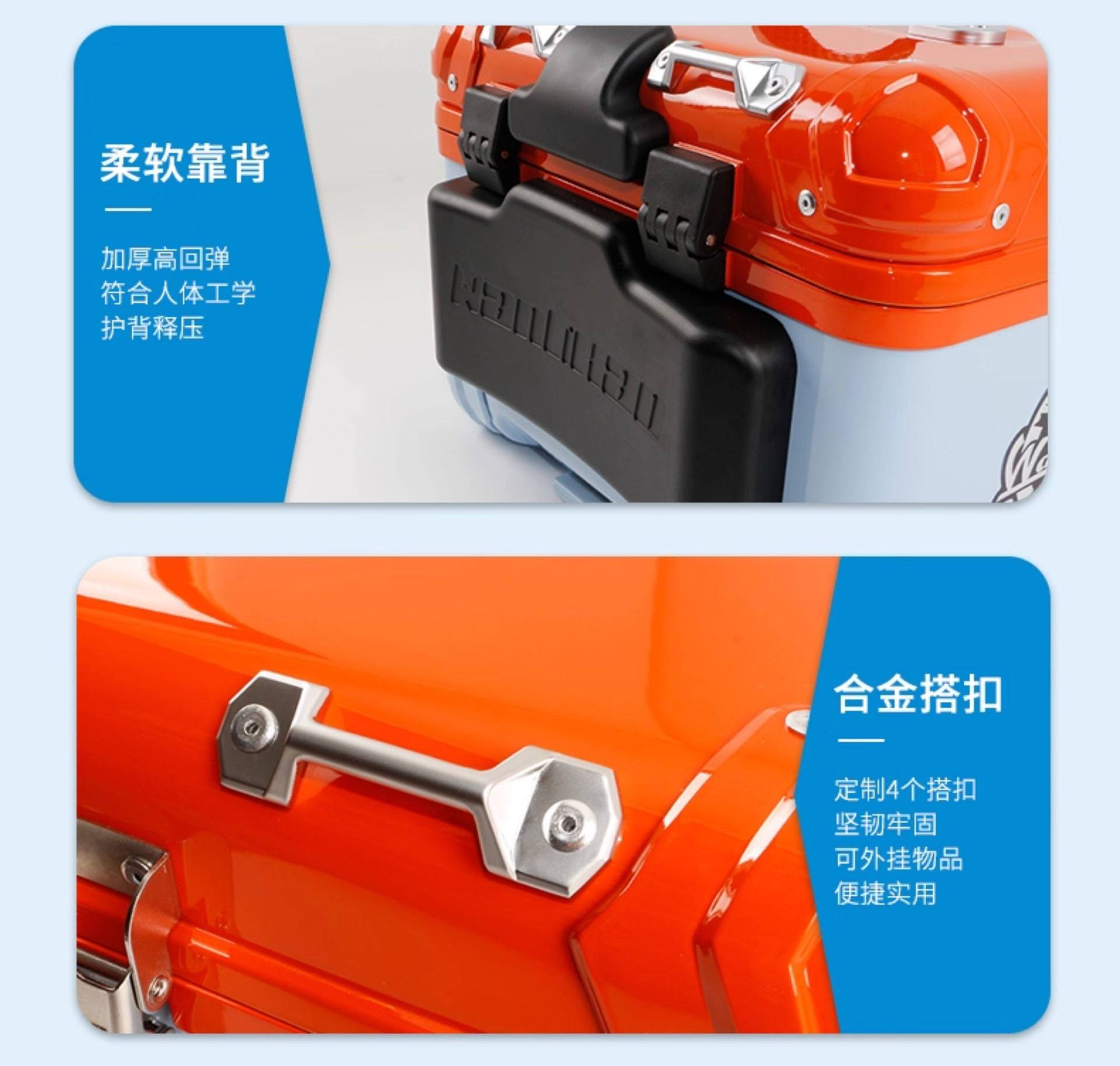 Wanlihao is suitable for the trunk of Victoria motorcycles and electric vehicles, a universal storage box, not made of aluminum alloy