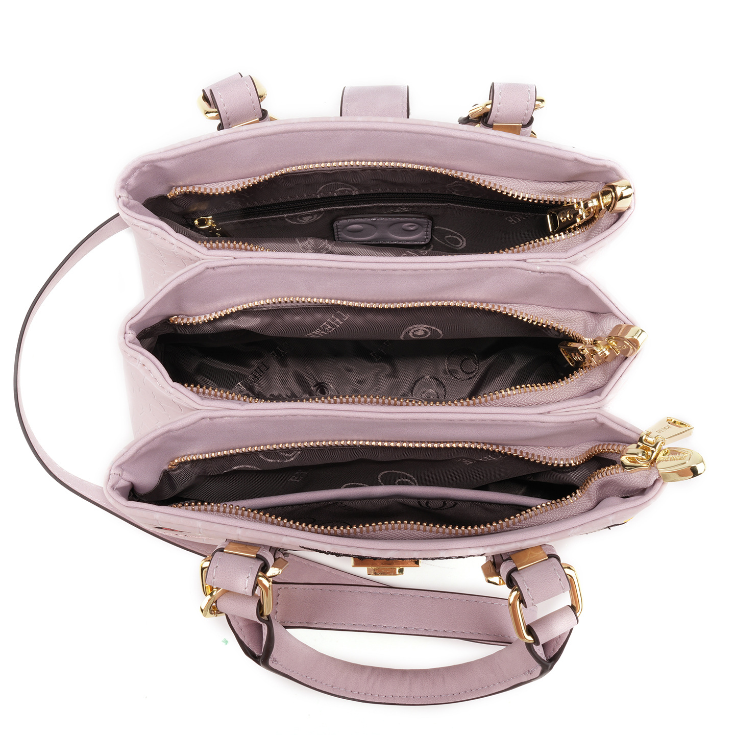 Damas nuevas 2025 cremallera práctica bordado de alto nivel nicho bolso de mochila PU 2876 #