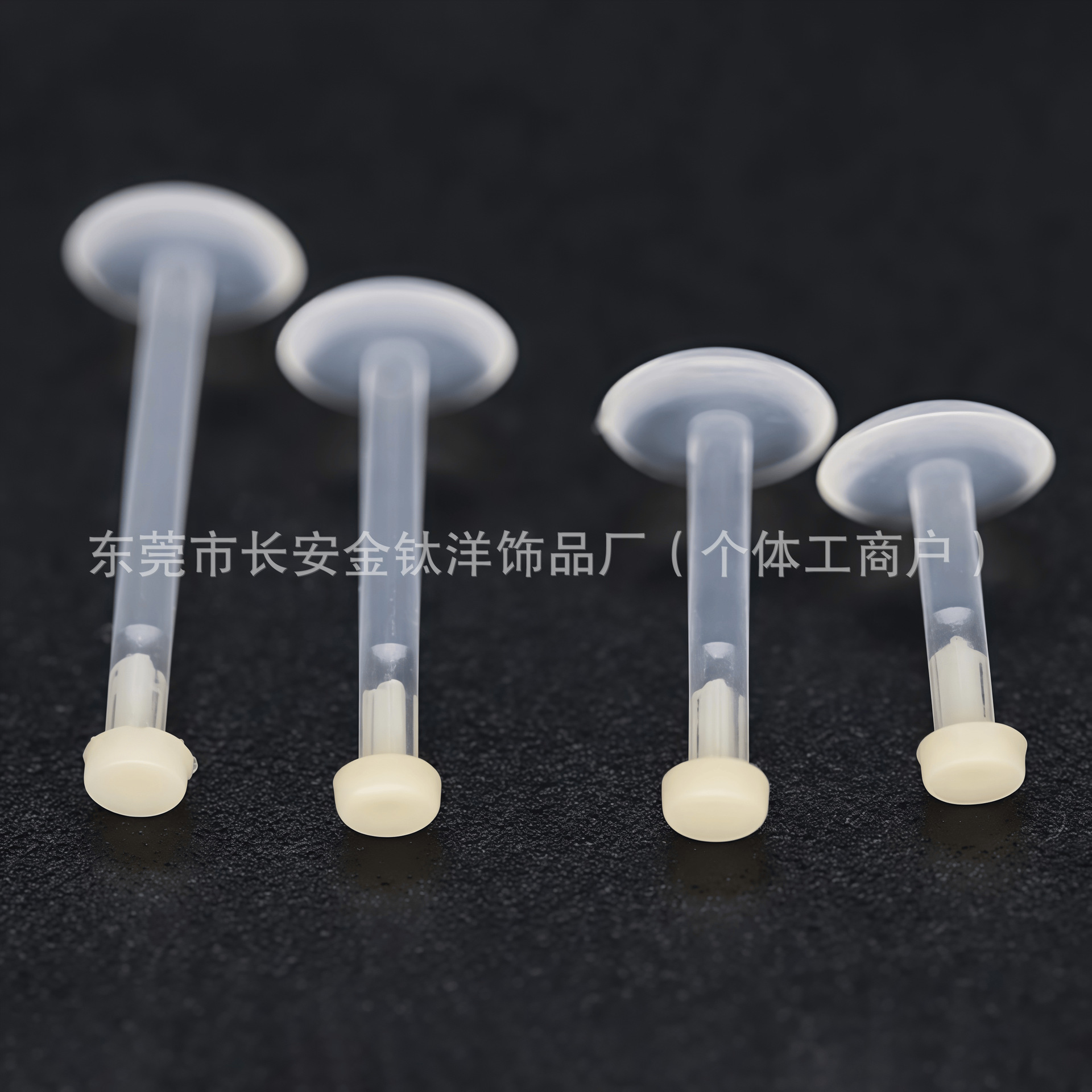 Transparent Acrylic Invisible Insertable Lip Piercing and Ear Bone Piercing in Flesh Color, Suitable for Ct Security Check, Body Piercing Jewelry detail image 7