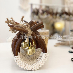 South Korea door bell wind chime simple wall decoration handmade rattan bedroom pendant blessing gift wholesale