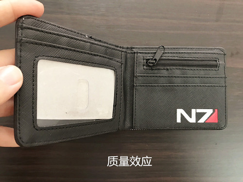 Mass Effect N7 Wallet Wallet EFFECT Short Folding Wallet MASS Mass Effect Peripheral Wallet