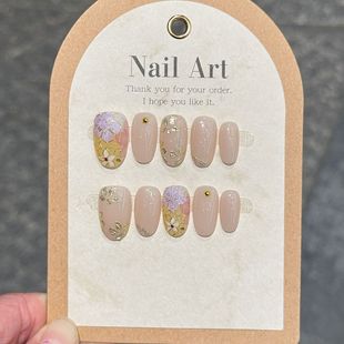 Chunxiao pure hand-painted enamel flowers colorful temperament white pure hand-worn high-quality goods wholesale