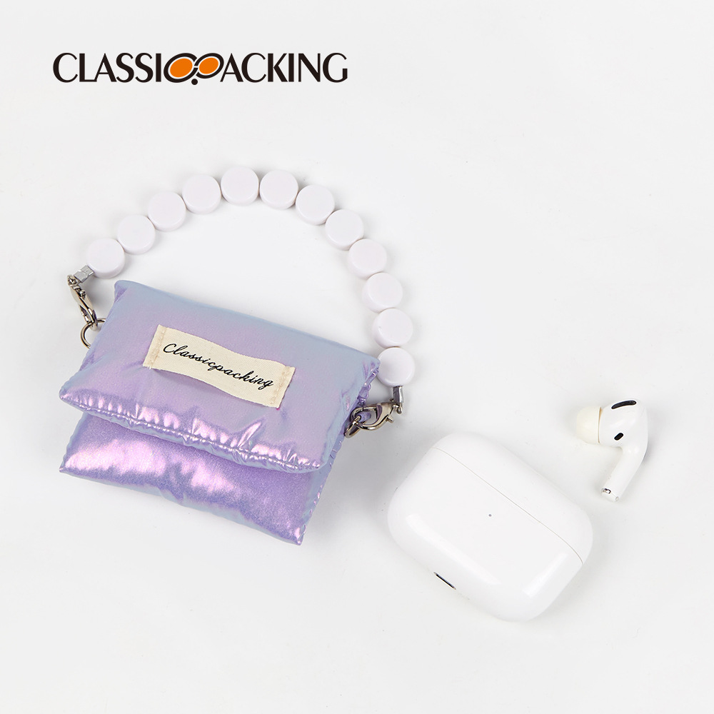 Diseño original bolsa de auriculares multi-funcional bolsa de lápiz labial japonés simple ins estilo airpods cubierta protectora logo imprimible