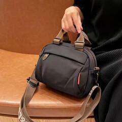 百合ファッションバッグ女性2025新型高級オックスフォード布手提げ小包女性キャンバスバッグカジュアルショルダーバッグ
