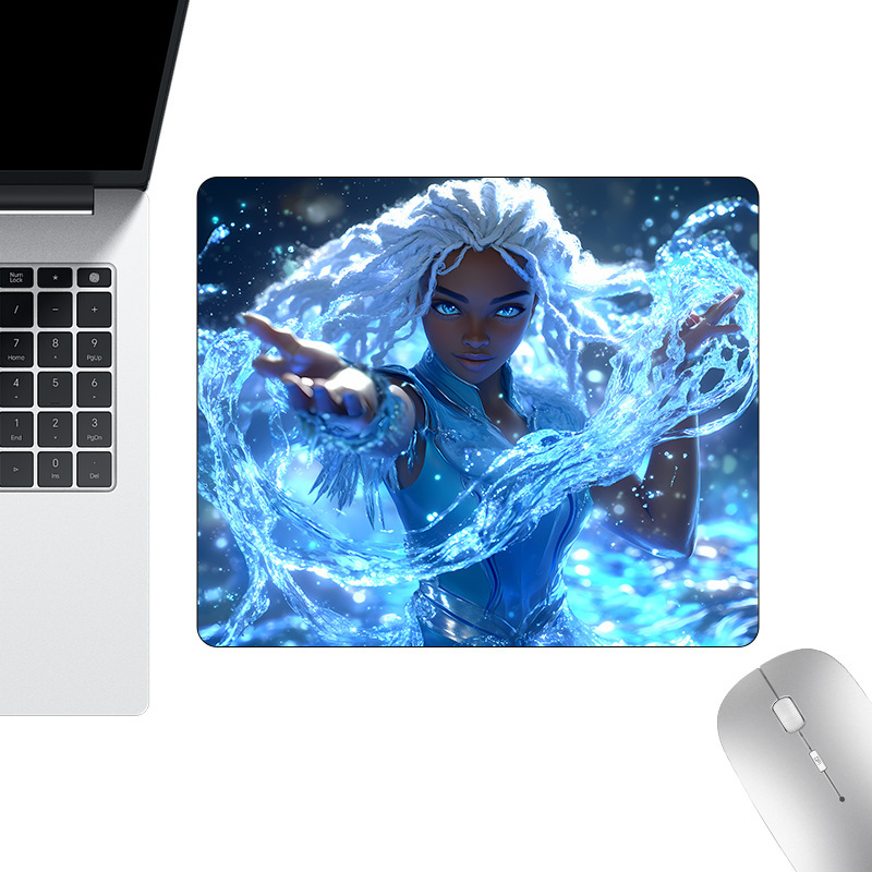二次元ゲームマウスパッド、厚みのあるエッジロックeスポーツ専用アニメキーボードパッド、大型の汚れ防止と耐摩耗性デスクパッド|undefined