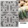 Nail stickers, silver adhesive fake nails solar-powered for nails, suitable for import, new collection