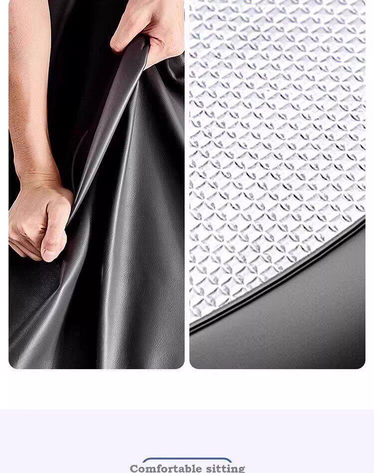 Electric Vehicle Sun Protection Seat Cushion, Summer Heat Insulation and Anti-Scalding Battery Seat Cover, Waterproof Universal Motorcycle Heat Insulation Cushion