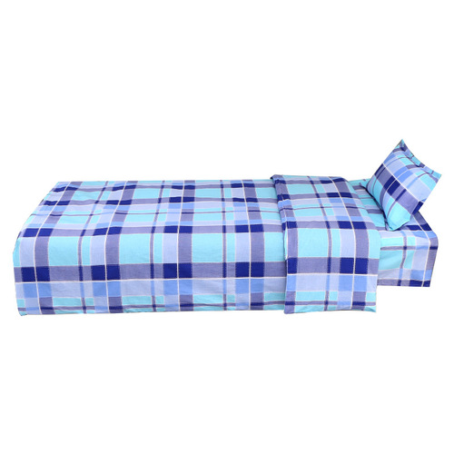 Wholesale school dormitory bedding set of three pieces enterprises and institutions bed sheets and covers pillowcases dormitory three-piece set