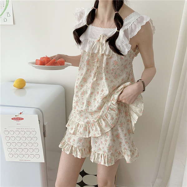 Fresh summer cute comfortable pijama