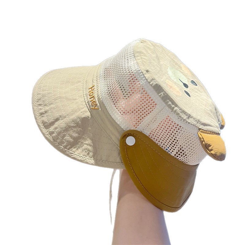 Sombrero de protección solar para niños, red completa de verano, chal de aleros grandes, sombrero para el sol para niñas, bebé transpirable, sombrero para el sol para niños, sombrero para pescador