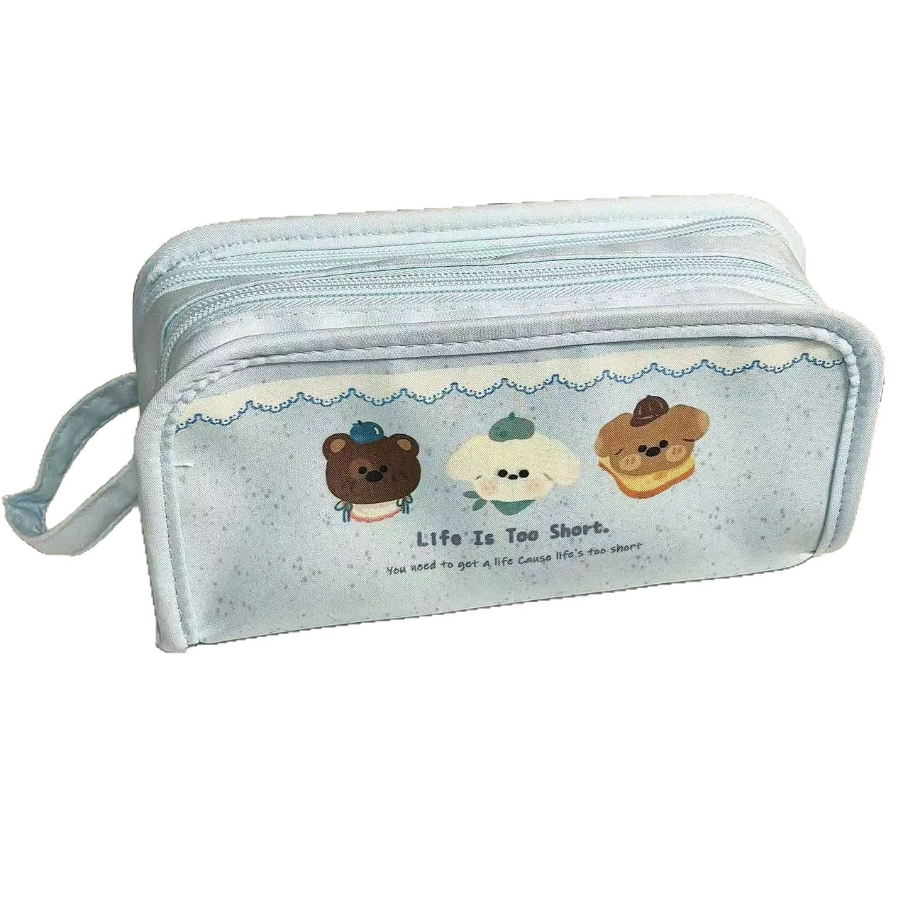Fresh high quality pencil case, capacious stationery for students