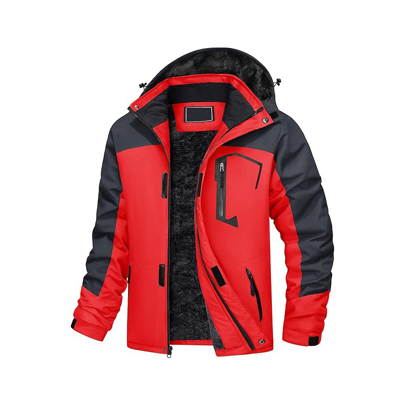 Hombres y mujeres personalizados tres en uno para hombres escalada tiro a prueba de viento impermeable al aire libre tres en uno ropa de mujer