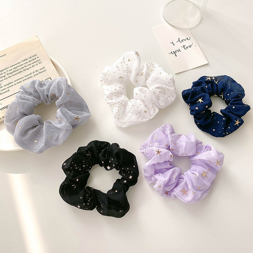 Headband, high-end and exquisite, Korean-style large intestine hair tie, Korean high-elastic hair rope, ladies' headband, Internet celebrity hair accessories, fashionable
