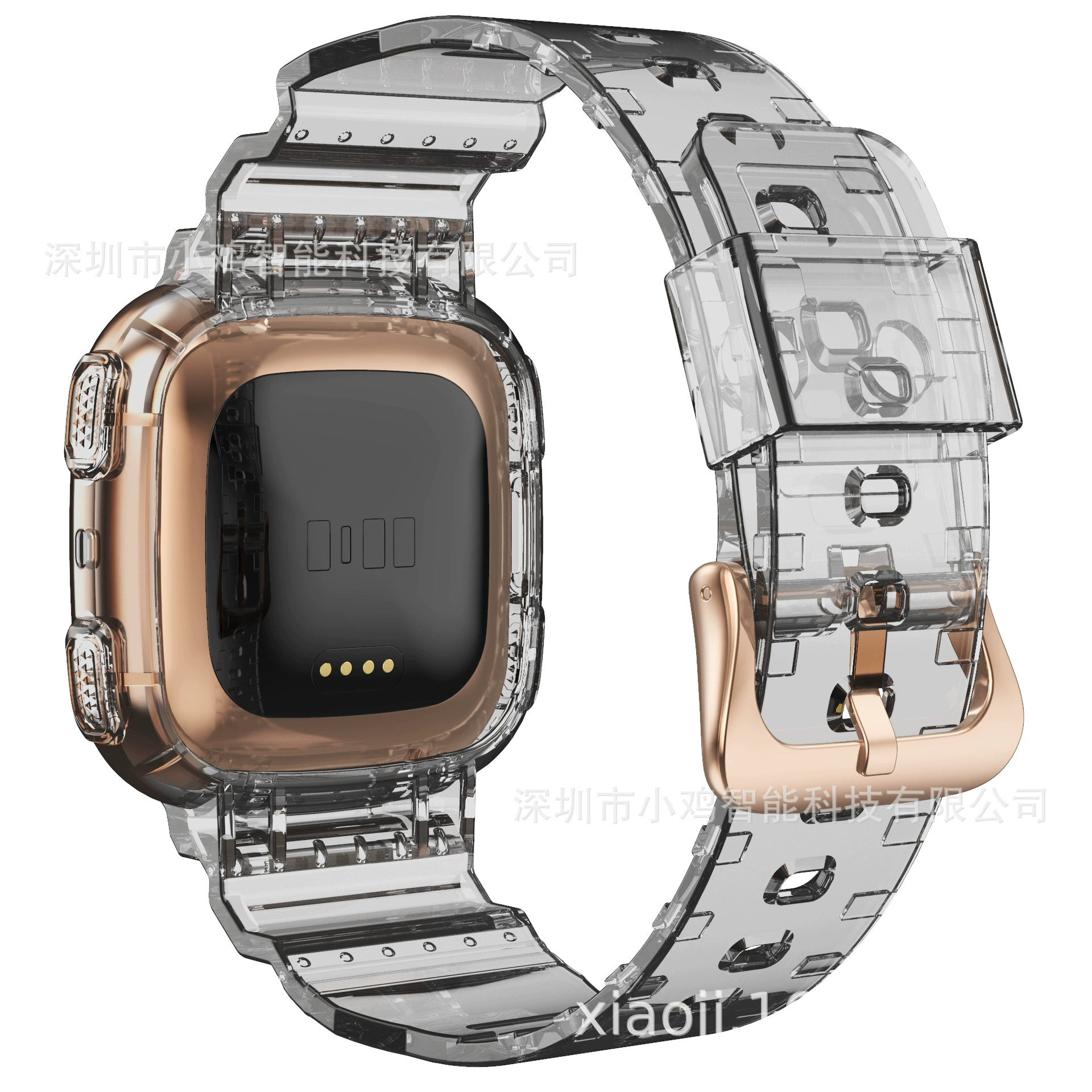 Подходит для Fitbit Versa 3 прозрачная соединенная ремешок Fitbit Versa1/2 TPU ремешок