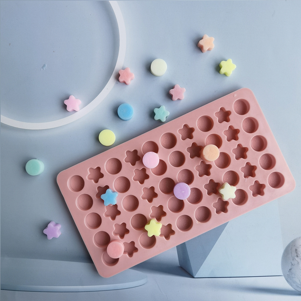 50 incluso pentagonal 183 molde de silicona pastel helado pudín molde de postre jabón utensilios