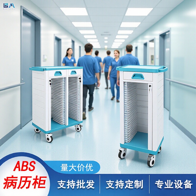 Abs Plastic Medical Record Storage Cabinet, Thickened Nursing Home File Cabinet, Single-Row and Double-Row Beauty Salon File Cabinet, Medical File Cabinet