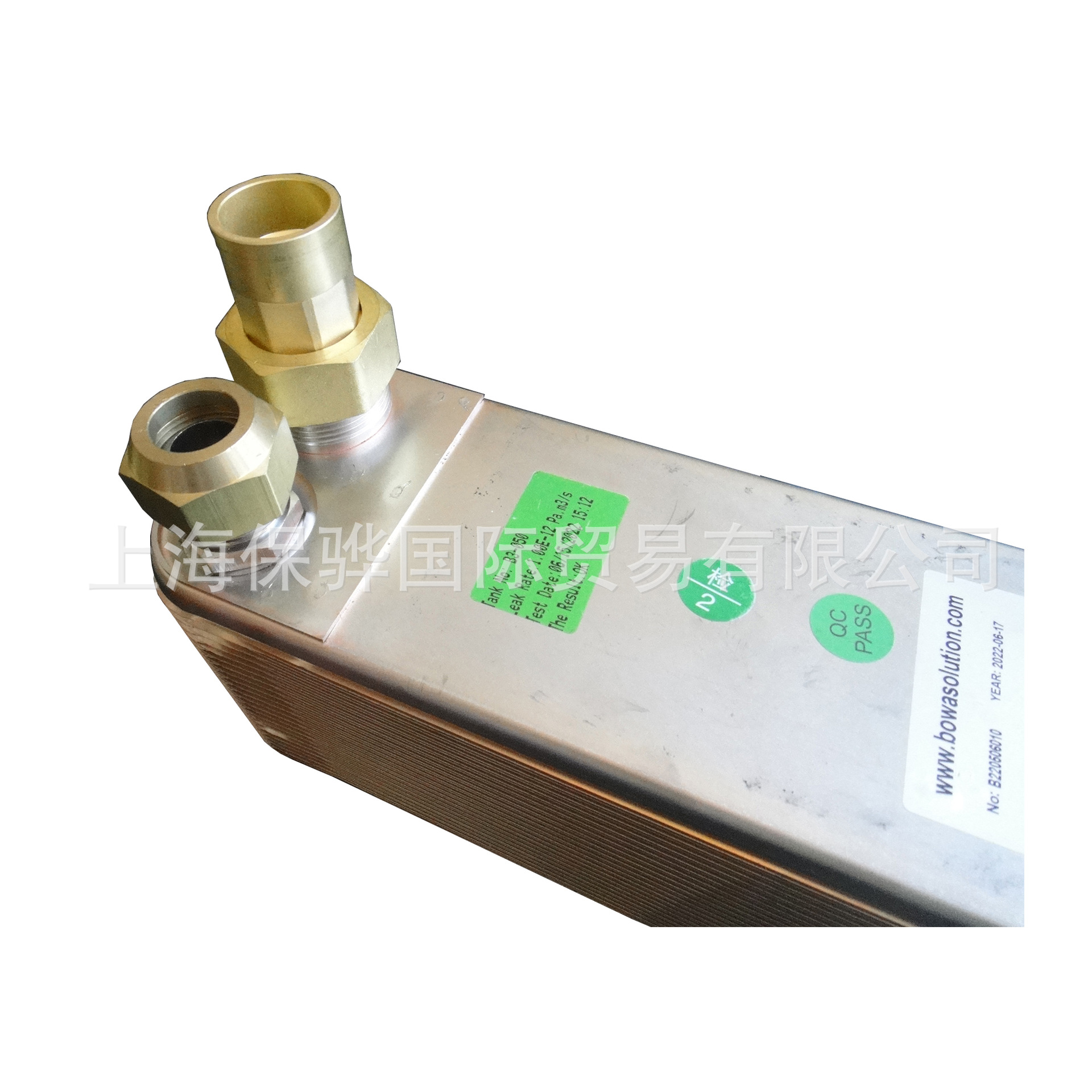 25KW不锈钢板换高效蒸发器匹配10P高低温机或7HP油冷机，如ZR108K