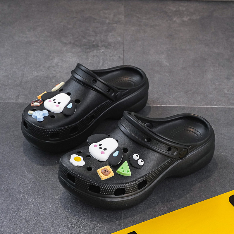 Moda de moda de primavera y verano para mujer, casual diario, cabeza redonda, zapatos con agujeros clásicos, zapatos con agujeros de mujer Baotou transpirables