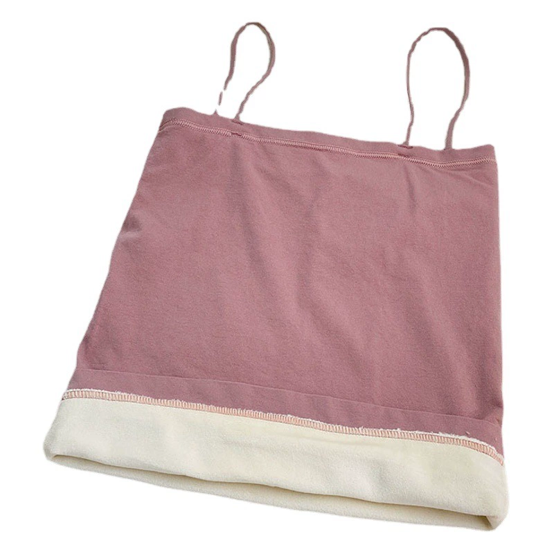 Новинка осени и зимы 1806 года, утолщенное теплое бархатное базовое однотонное удобное цельное нижнее белье с нагрудной подкладкой