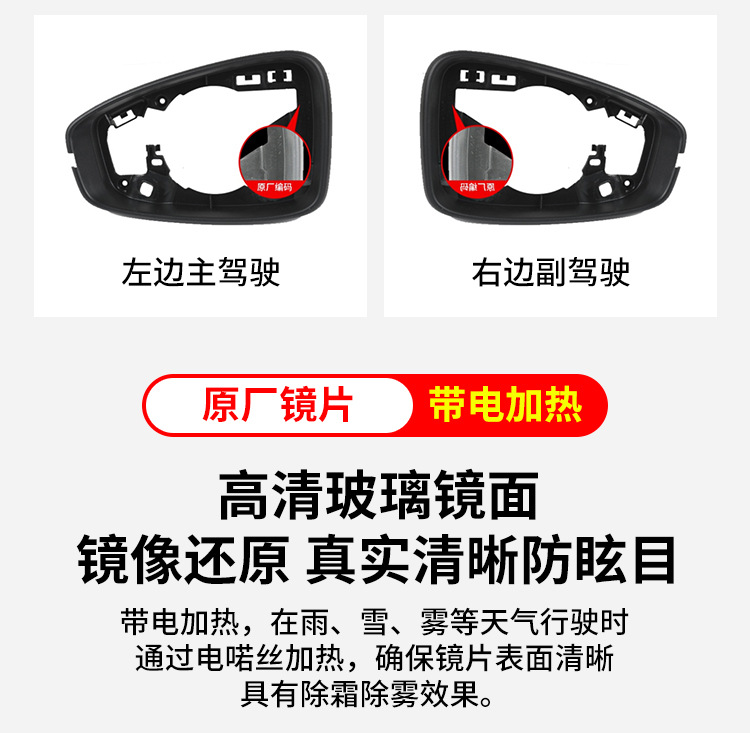 20-24 Roewe i5i6 Rear View Mirror Housing MG5EV Rear View Mirror Housing Lens Frame Turn Signal Bottom Housing