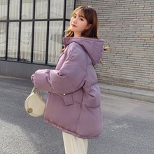 棉衣女冬季新款学生面包服短款棉服韩版宽松加厚棉袄外套