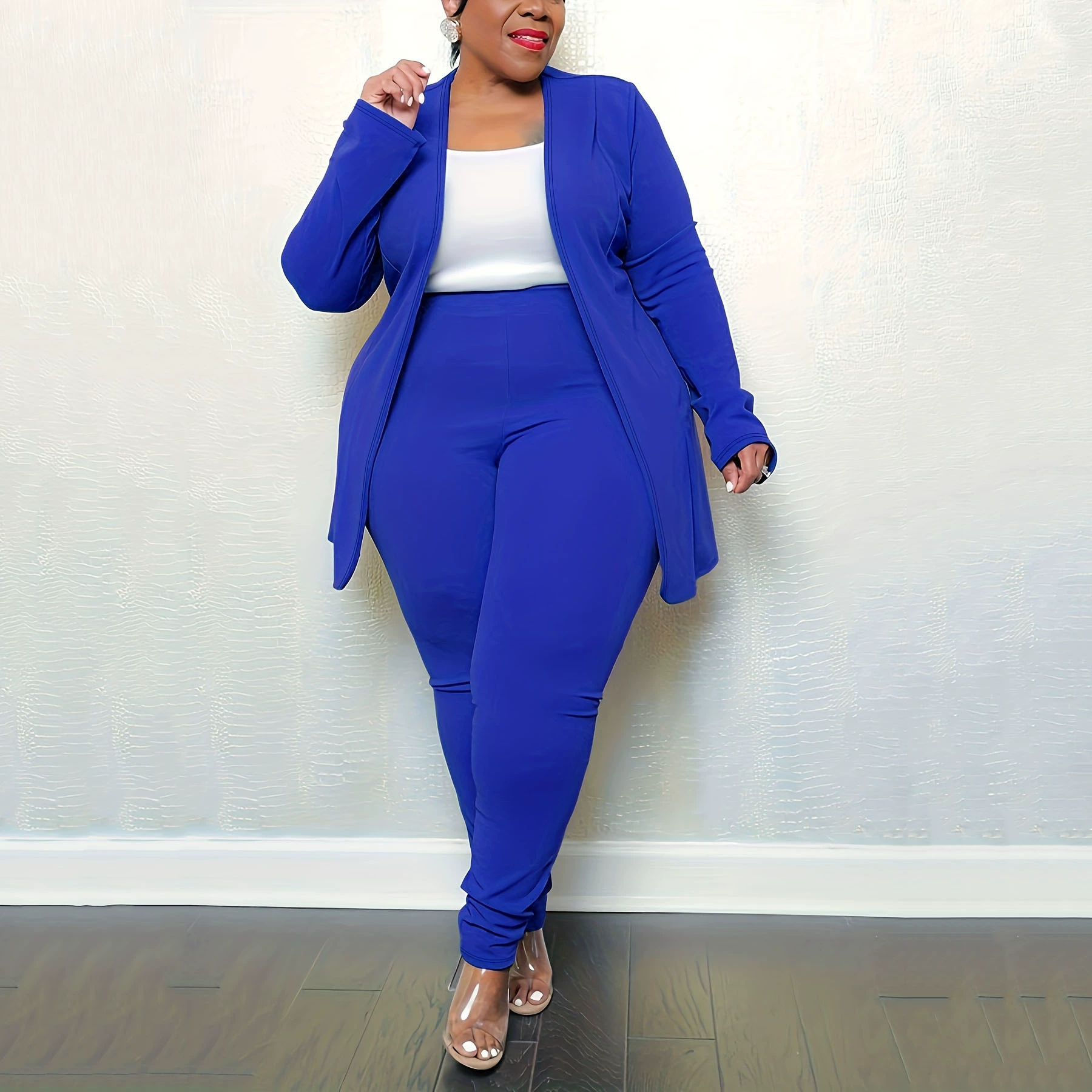 TB5956 Амазонка взрывы случайный сплошной цветной V-образный вырез на плече простой и способный темперамент