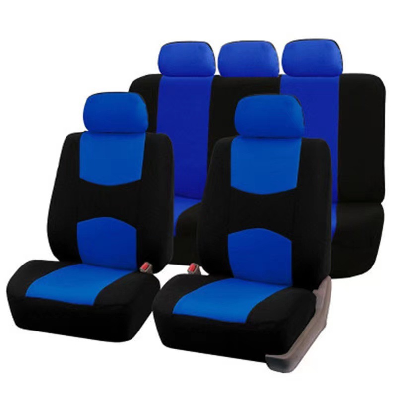 Comercio exterior transfronterizo asiento de automóvil cojín de tela de poliéster cuatro estaciones cojín de asiento universal cojín de asiento 4 piezas 9 piezas