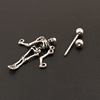 Accessory, earrings suitable for men and women, European style, halloween, punk style