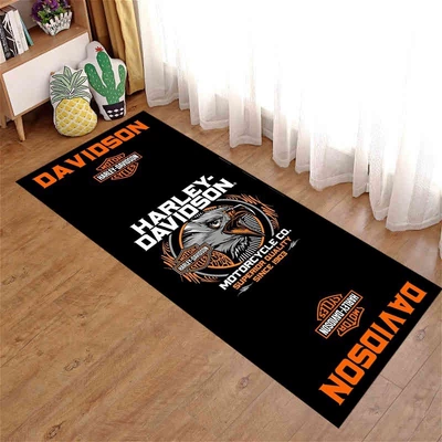 Avtomobil döşəmə paspasları – Bedside Rug, Living Room Motorcycle - motorcycle-26-40120cm-crystal-velvet-dot-plastic-bottom