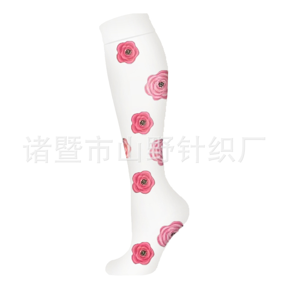 Calcetines Largos de Compresión Deportivos 200N de Nailon, Respirable y Absorción del Sudor, para Correr image 44
