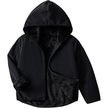 H 41110 Thick Fleece Hooded Jacket �Ӻ�ץ�q����