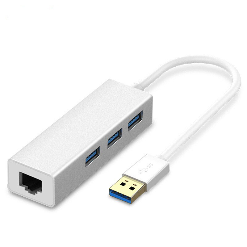 Usb転送RJ45 8153bドライブ不要ネットワークカード3台3.0usb HUB携帯電話パソコン外付けネットワークカード分割器|undefined