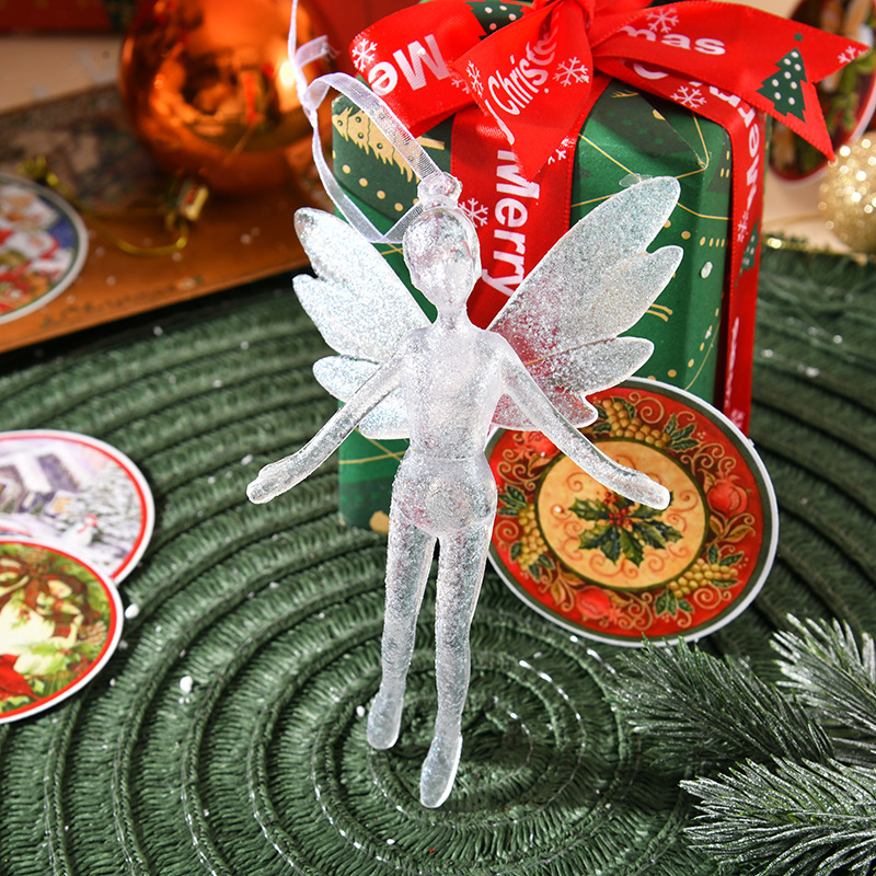 Decoración de Navidad copo de nieve colgante de árbol de Navidad 12CM copo de nieve tridimensional de productos de Navidad en stock image 4