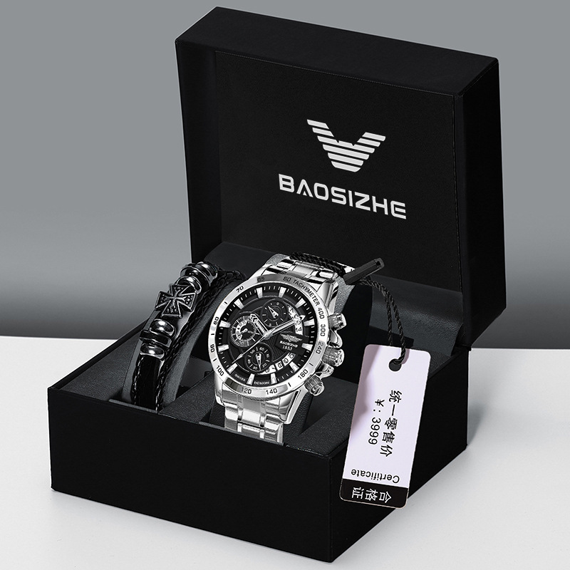 Large Dial Watch Men's High-End Waterproof Luminous Men's Watch Business Student Gift Boyfriend Fully Automatic Men's Watch