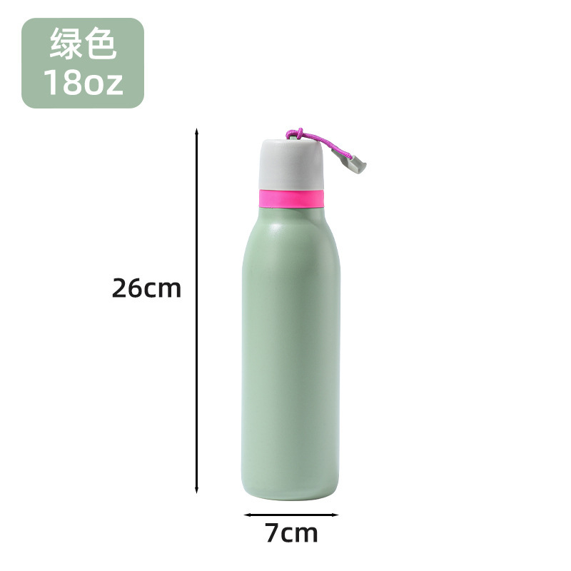 新しいオワラ魔法瓶カップ、高品質のステンレス製ダブルドリンクカップ、マカロンカラーハンドルカップ、アウトドアスポーツウォーターボトル|undefined