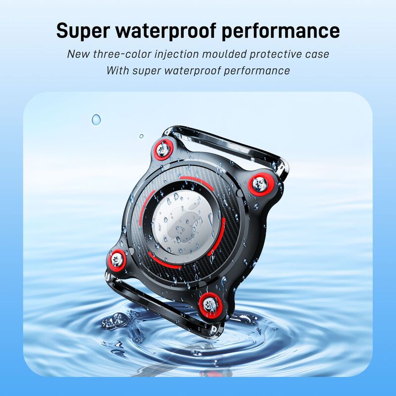 Kitten Puppy Special Black King Kong Mini Metal Hardware Deduction Apple AirTag Diving Waterproof Case Kitten Puppy Special Black King Kong Mini Metal Hardware Deduction Apple AirTag Diving Waterproof Case