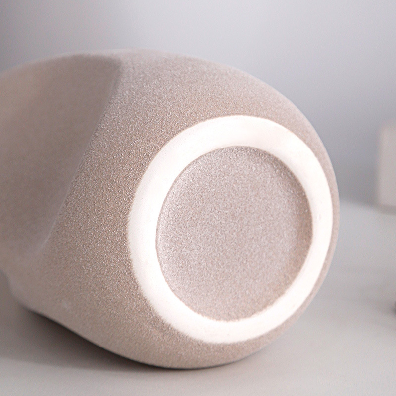 Adornos de escritorio de cerámica estilo INS, jarrón vintage para el hogar, arreglo de flores secas rústicas para mesa de salón, adornos estilo INS.