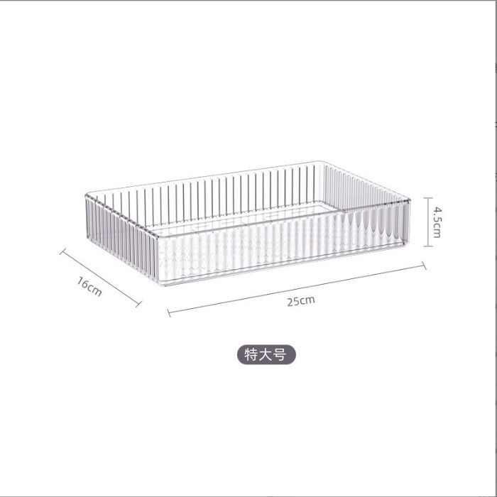抽屉内置收纳盒化妆品整理盒分隔抽屉式亚克力桌面置物架文具收纳|undefined