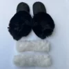 Black white gaiters