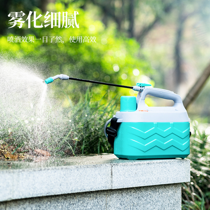 분무기 전기 농약 리튬 배터리 농업 원예 스프레이 주전자 가정용 5L 꽃 재배 및 소독 소형 스프레이 머신