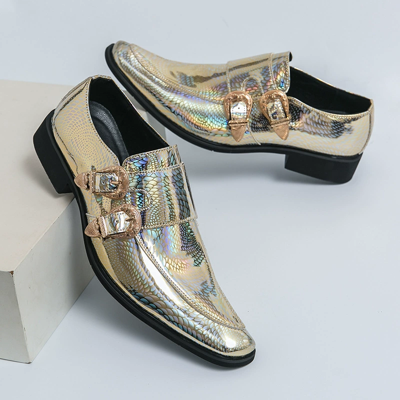 Внешняя торговля мужская бизнес-обувь модная кожаная обувь Chelsea модная мужская свадебная обувь