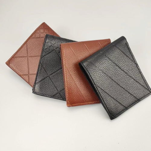 Wallet Men's PU Leather Zippered Cross-Border Wallet Wallet Fashion Short Wallet Large Capacity Student Wallet