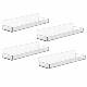 Cross-border Amazon Vertical Stripe Acrylic U-shaped Display Stand Transparent Wall Shelf Punch-free Bathroom Storage