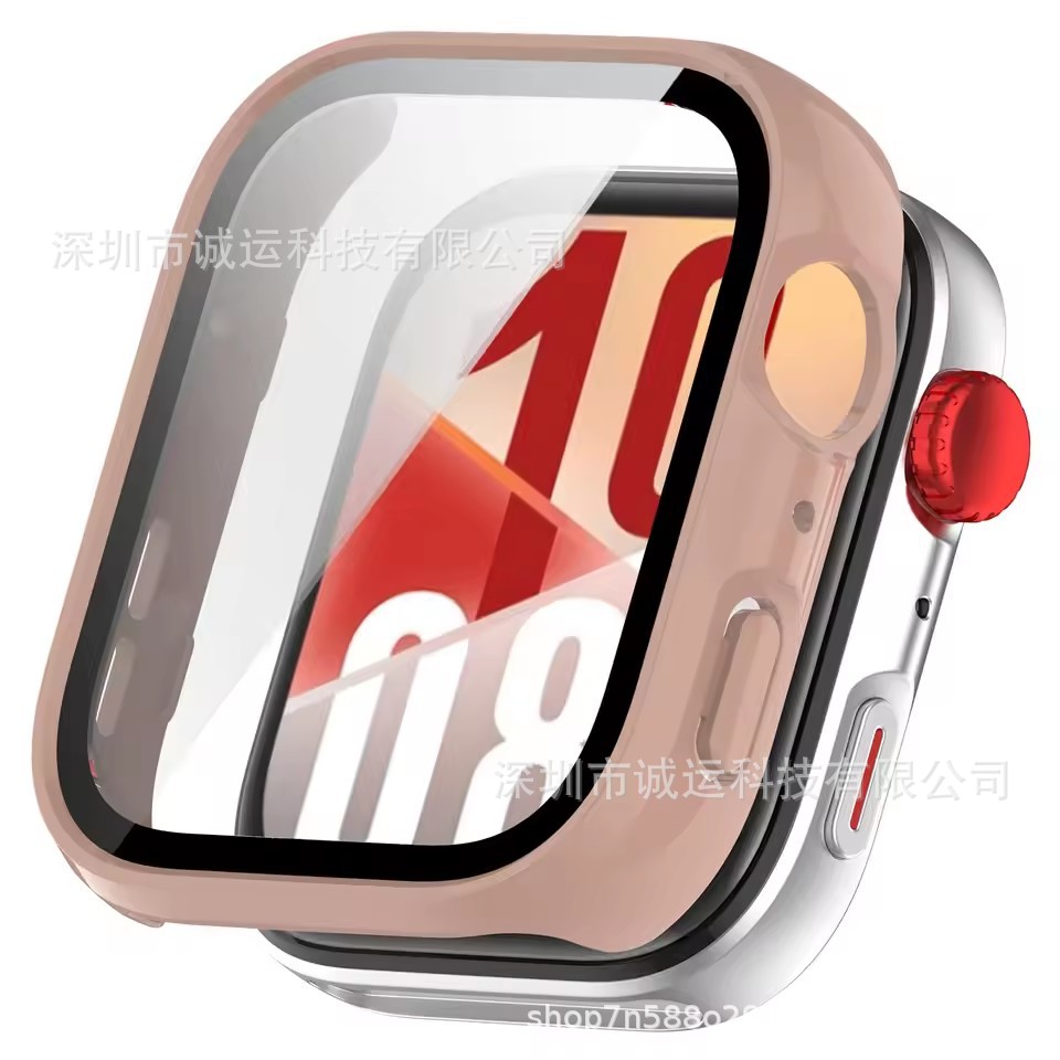Suitable for Huawei Fit4 protective case, tempered full cover film integrated case, Huawei watch Fit4 pro watch case undefined