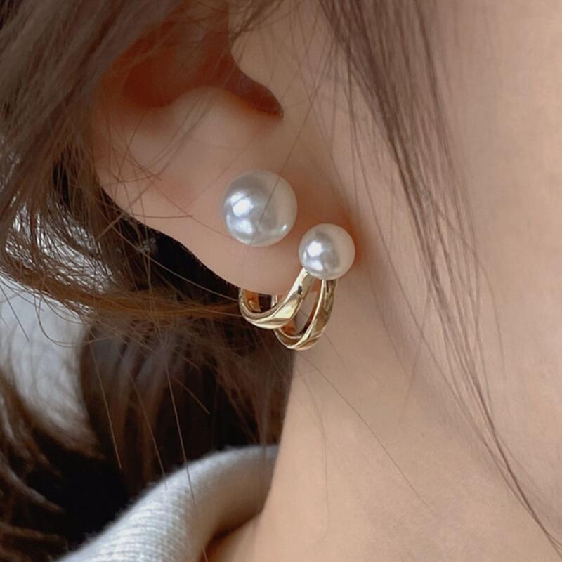 Pearl Earrings for Women, French Style, High-End, Elegant Earrings, Niche Design, Retro Light Luxury Earrings, Wholesale