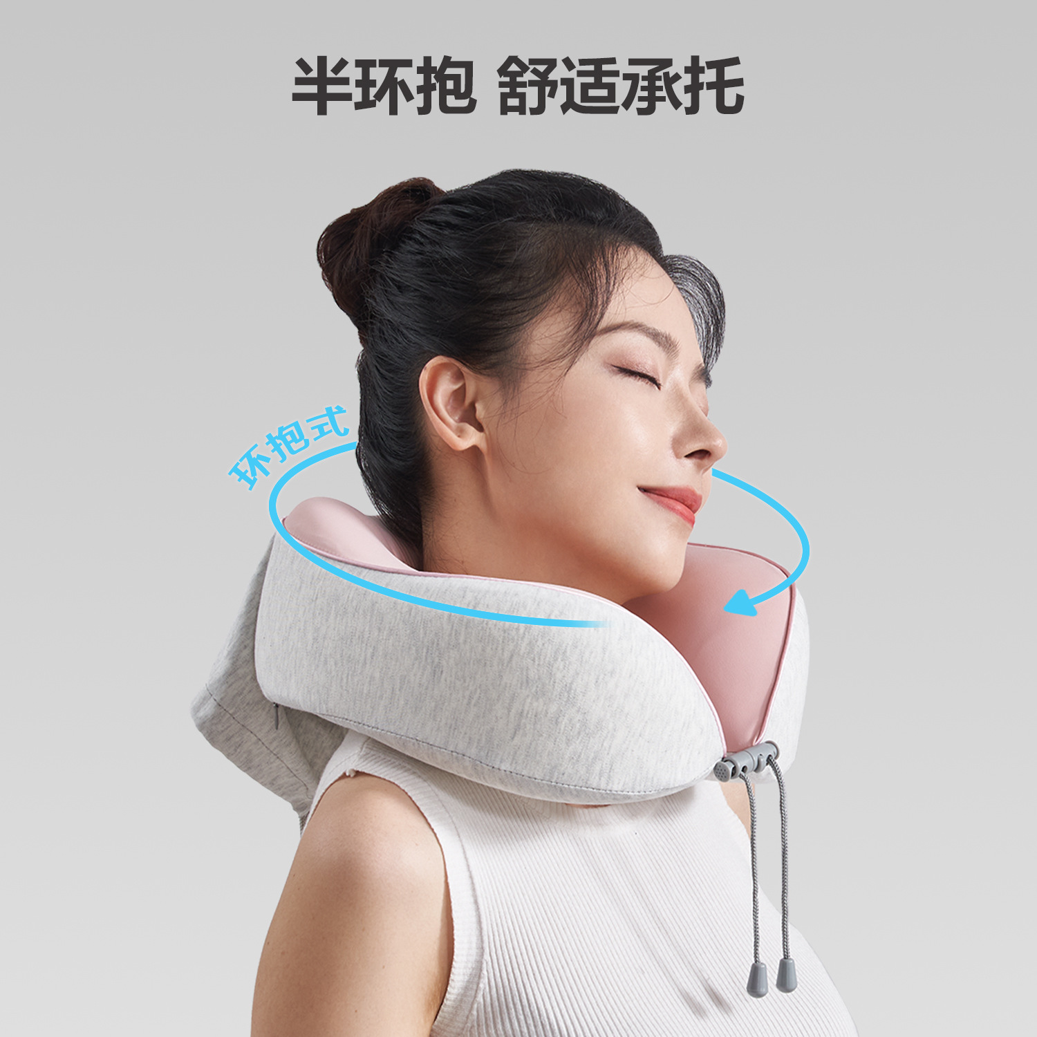 Cross-border best-selling memory foam U-shaped pillow space memory foam pillow nap pillow portable travel U-shaped pillow neck pillow
